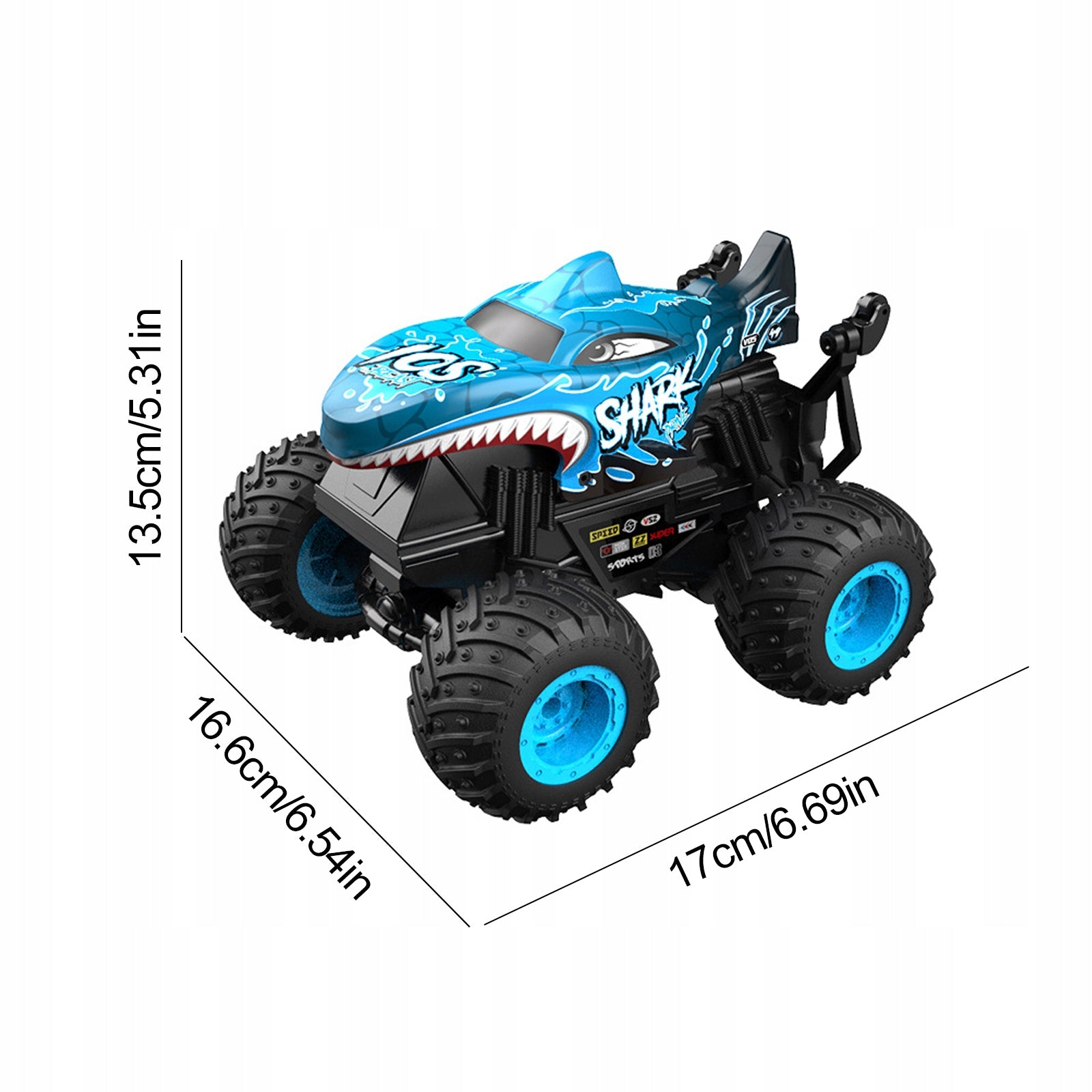 CAR REMOTE CONTROLLED MONSTER TRUCK RC + REMOTE CONTROL + BATTERY Batteries included yes