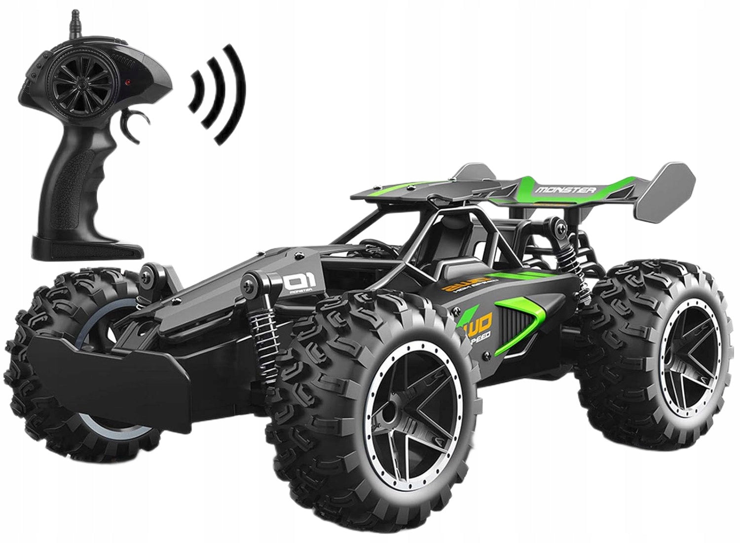 CAR REMOTE CONTROLLED OFF-ROAD CAR RC REMOTE CONTROL 2,4GHz TOY GIFT Packaging status original