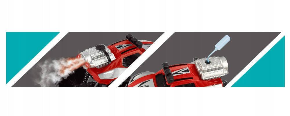 CAR REMOTE CONTROLLED OFF-ROAD CLIMBER SMOKE EFFECT EXHAUST LIGHT PILOT Packaging status original