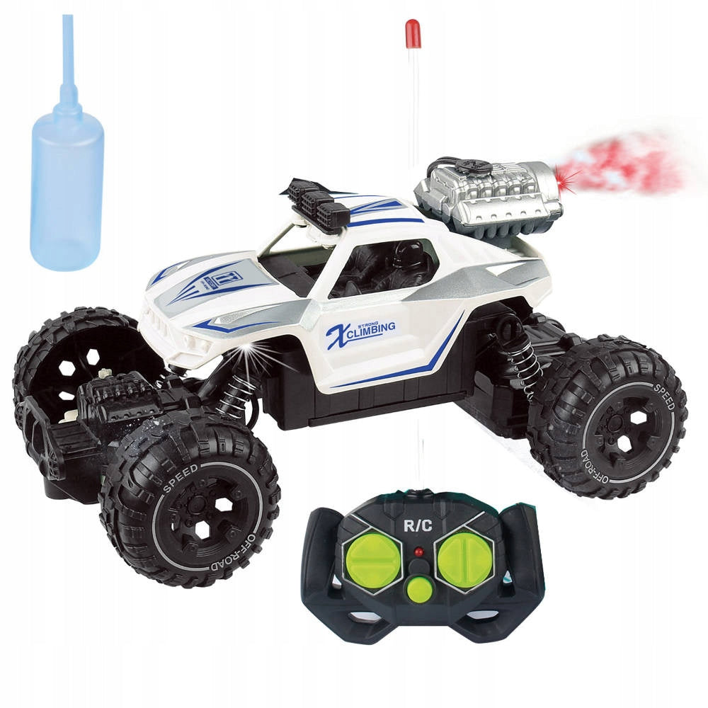 CAR REMOTE CONTROLLED OFF-ROAD CLIMBER SMOKE EFFECT EXHAUST LIGHT PILOT