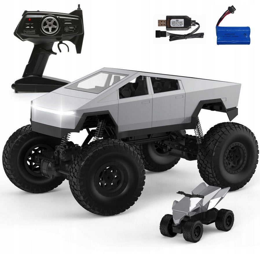 CAR REMOTE CONTROLLED OFF-ROAD CYBERTRUCK GREAT 46CM AUTO RC JEEP 4X4