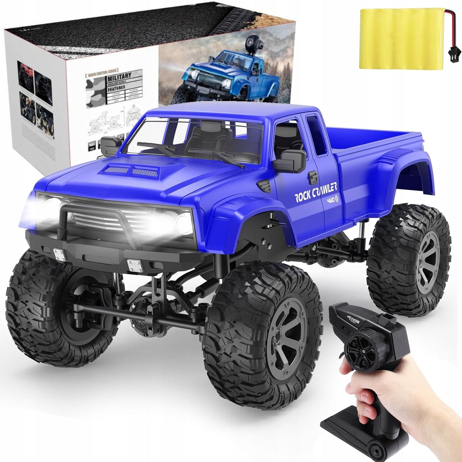 CAR REMOTE CONTROLLED OFF-ROAD RC PICKUP 4x4 ROCK CRAWLER