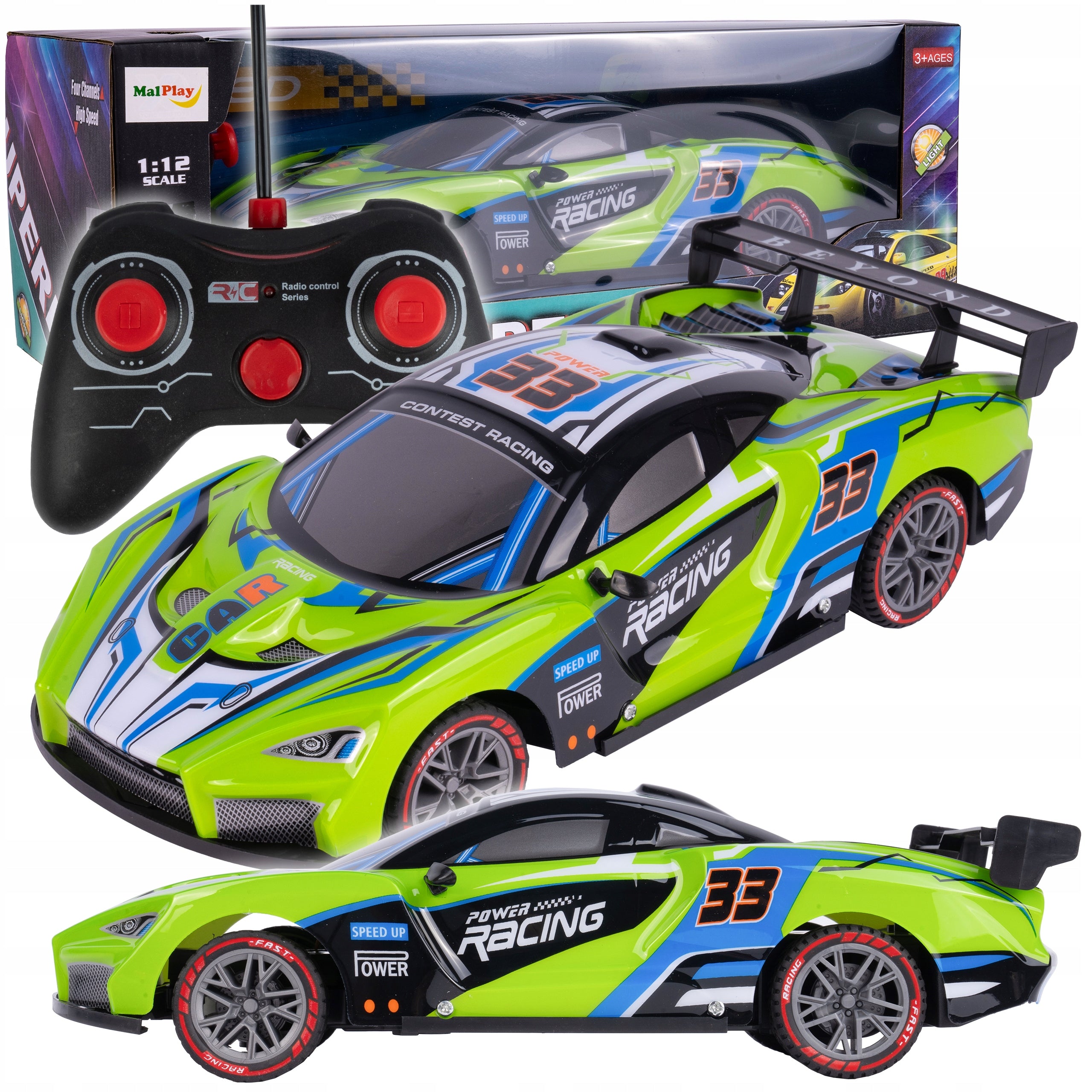 CAR REMOTE CONTROLLED RC 1:12 CAR FOR REMOTE CONTROL SPECIAL EFFECTS