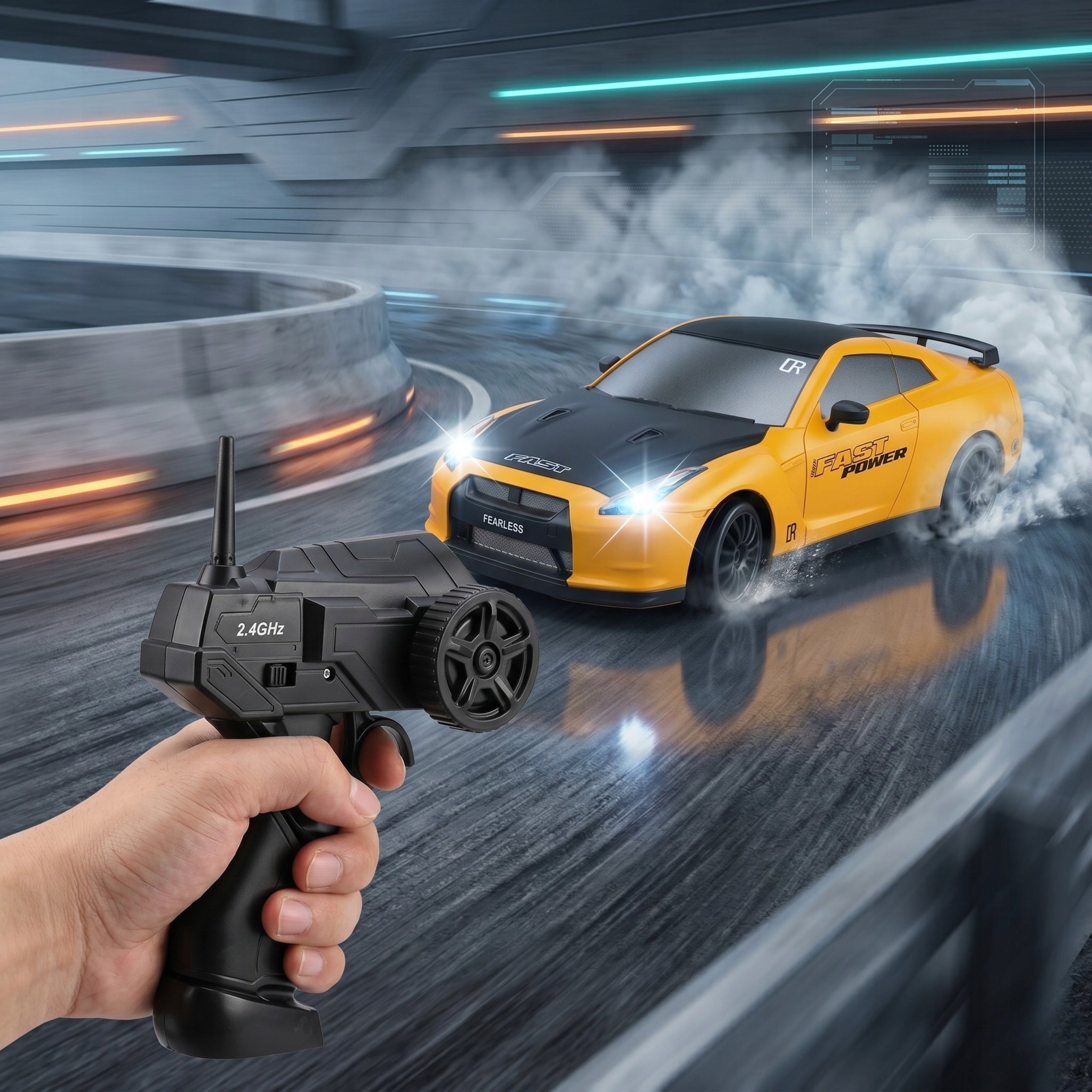 CAR REMOTE CONTROLLED RC AUTO FOR 4x4 DRIFT REMOTE CONTROL + 8xOPON Manufacturer code Auto RC zdalnie sterowane do driftu na pilot