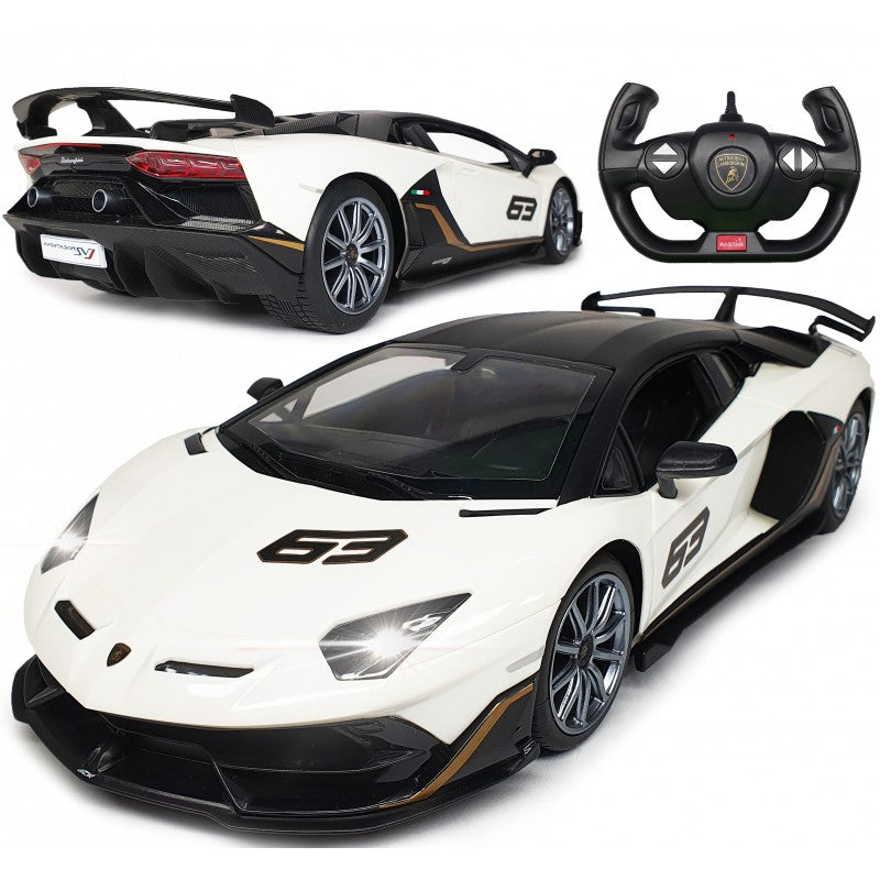 CAR REMOTE CONTROLLED RC AUTO FOR REMOTE CONTROL LAMBORGHINI AVENTADOR SVJ LEDY