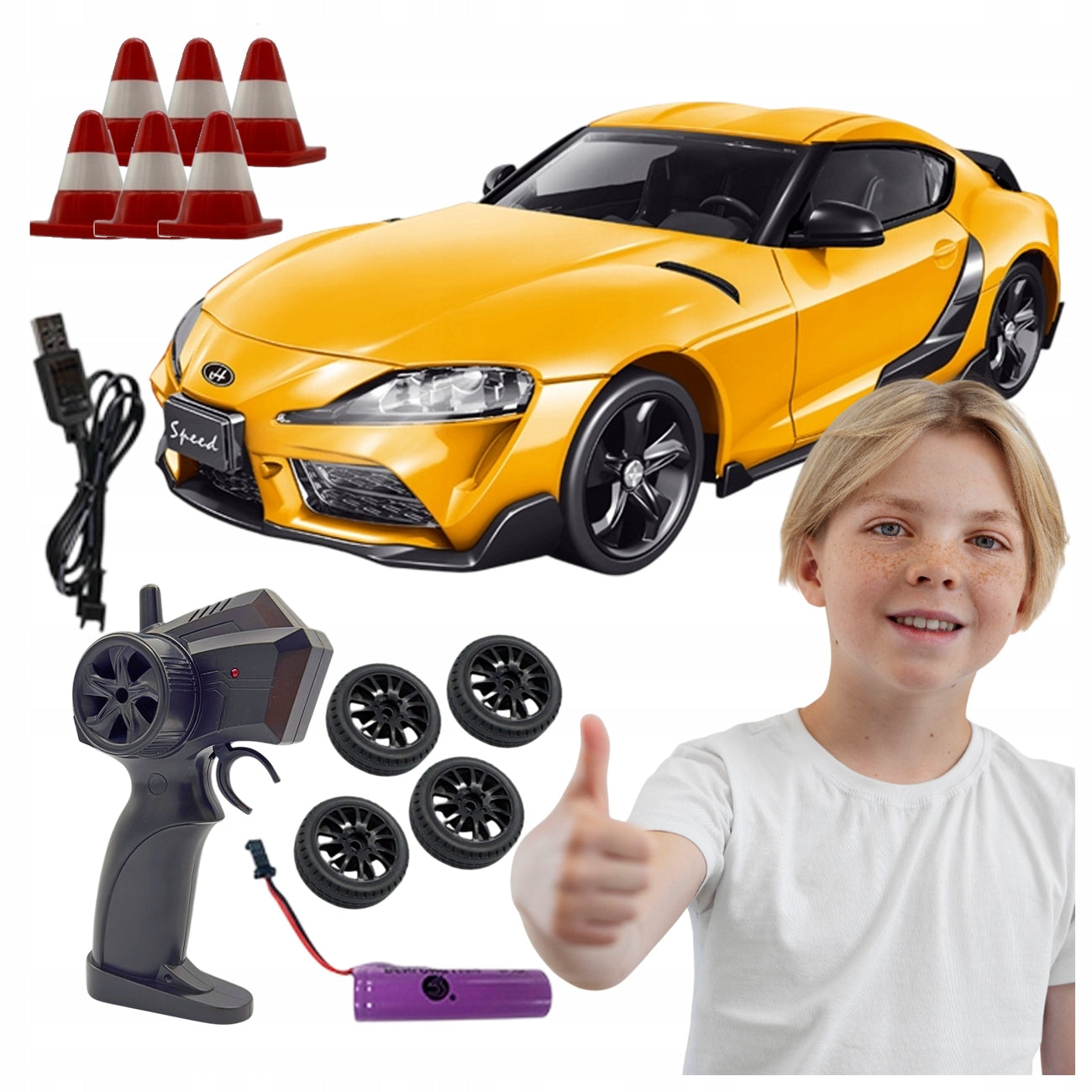 CAR REMOTE CONTROLLED RC FOR DRIFTING AUTO FOR REMOTE CONTROL 4X4 LED BATTERY