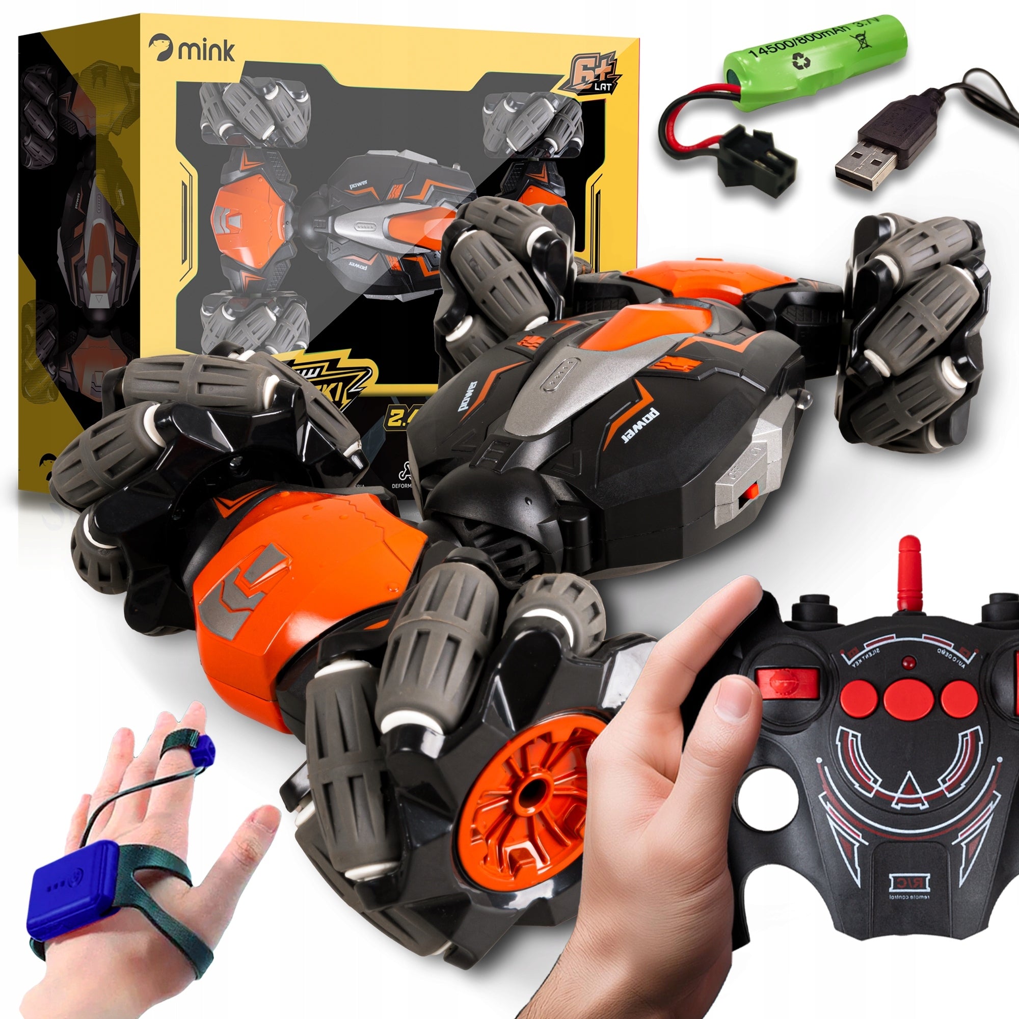 CAR REMOTE CONTROLLED RC HAND GESTURES REMOTE CONTROL AUTO LED BACKLIGHT 4x4
