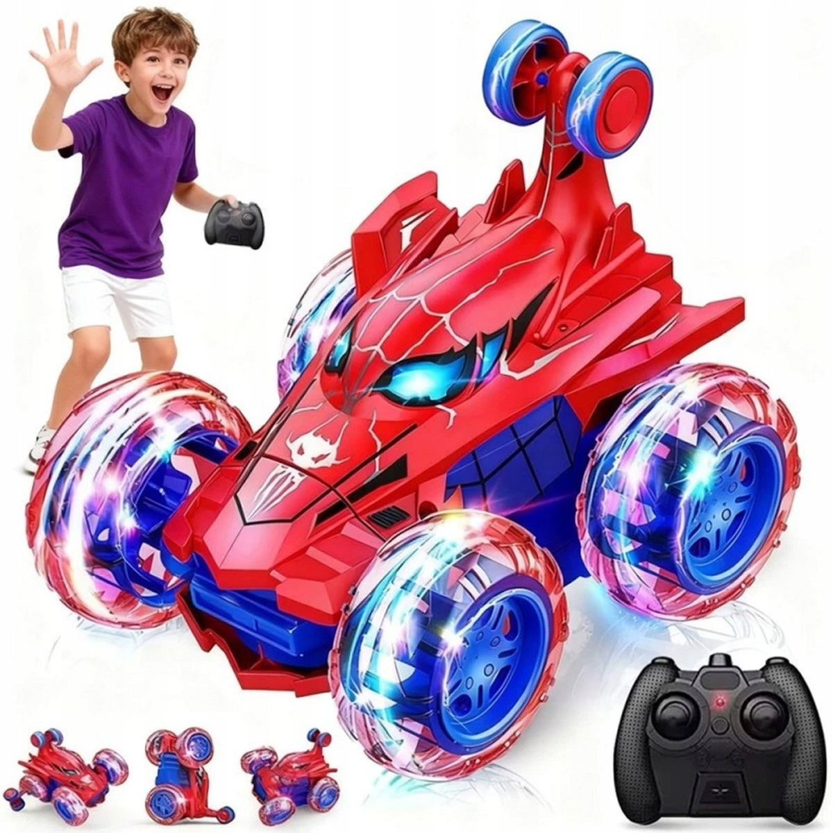 CAR REMOTE CONTROLLED TWISTER ACROBAT RC AUTO REMOTE CONTROL USB red