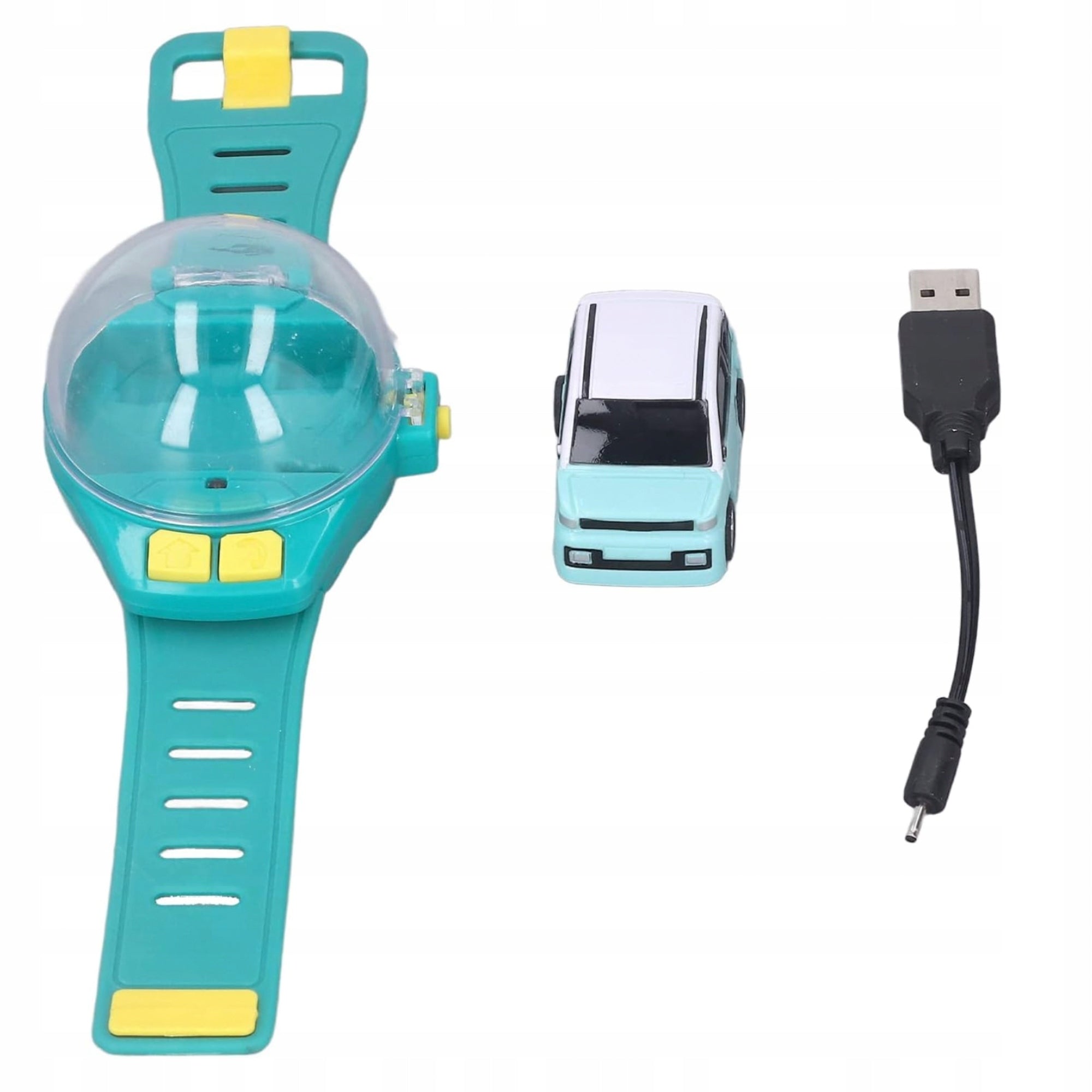 CAR REMOTE CONTROLLED WATCH MINI CAR TURQUOISE AUTO WATCH EAN (GTIN) 5906739370597
