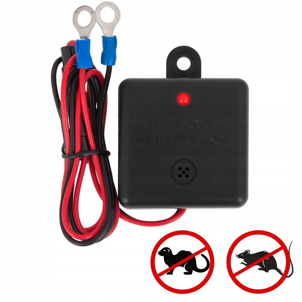 CAR REPELLENT ULTRASONIC RODENTS RATS MARTENS MICE 2in1 Kind repellent