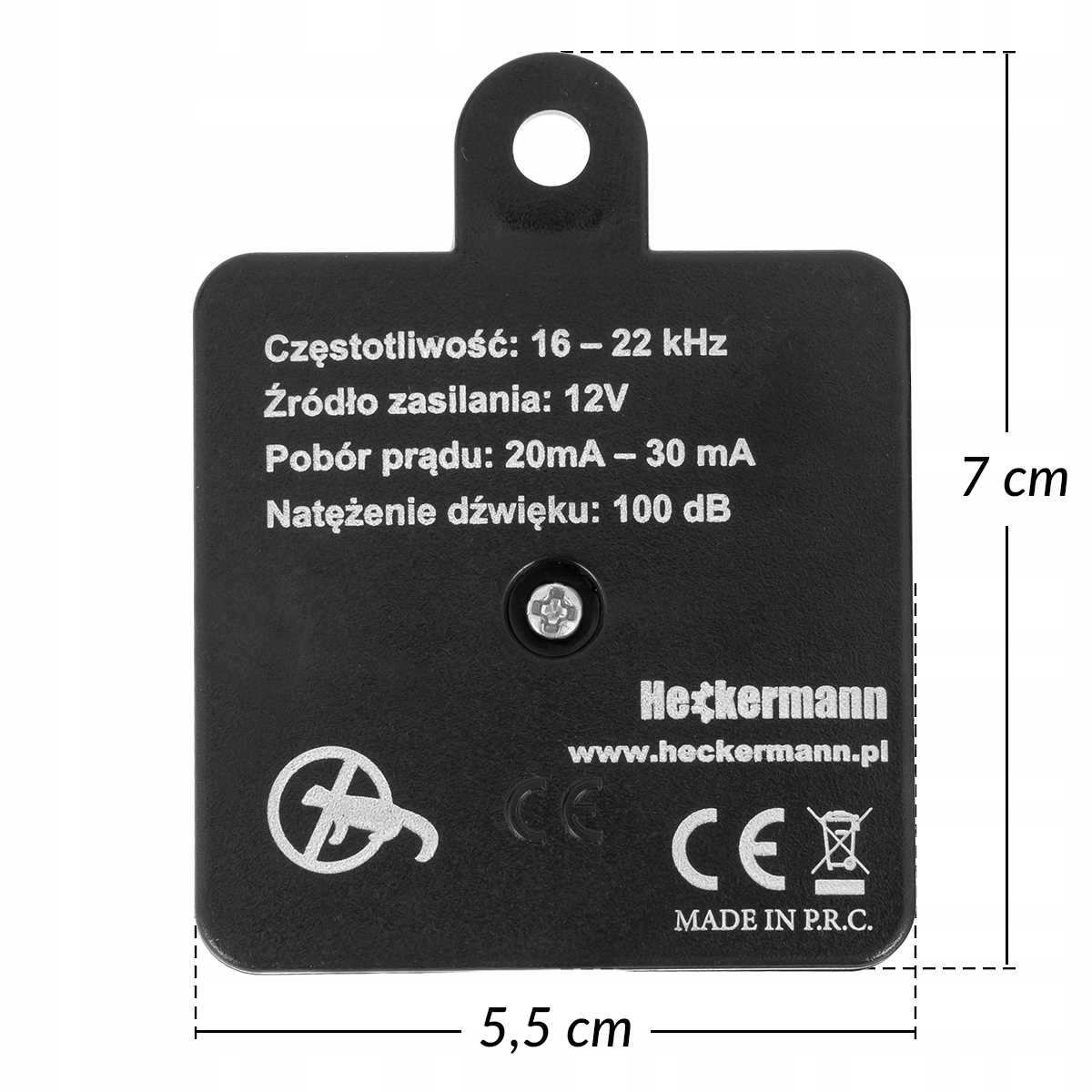 CAR REPELLENT ULTRASONIC RODENTS RATS MARTENS MICE 2in1 Manufacturer code ZN-506