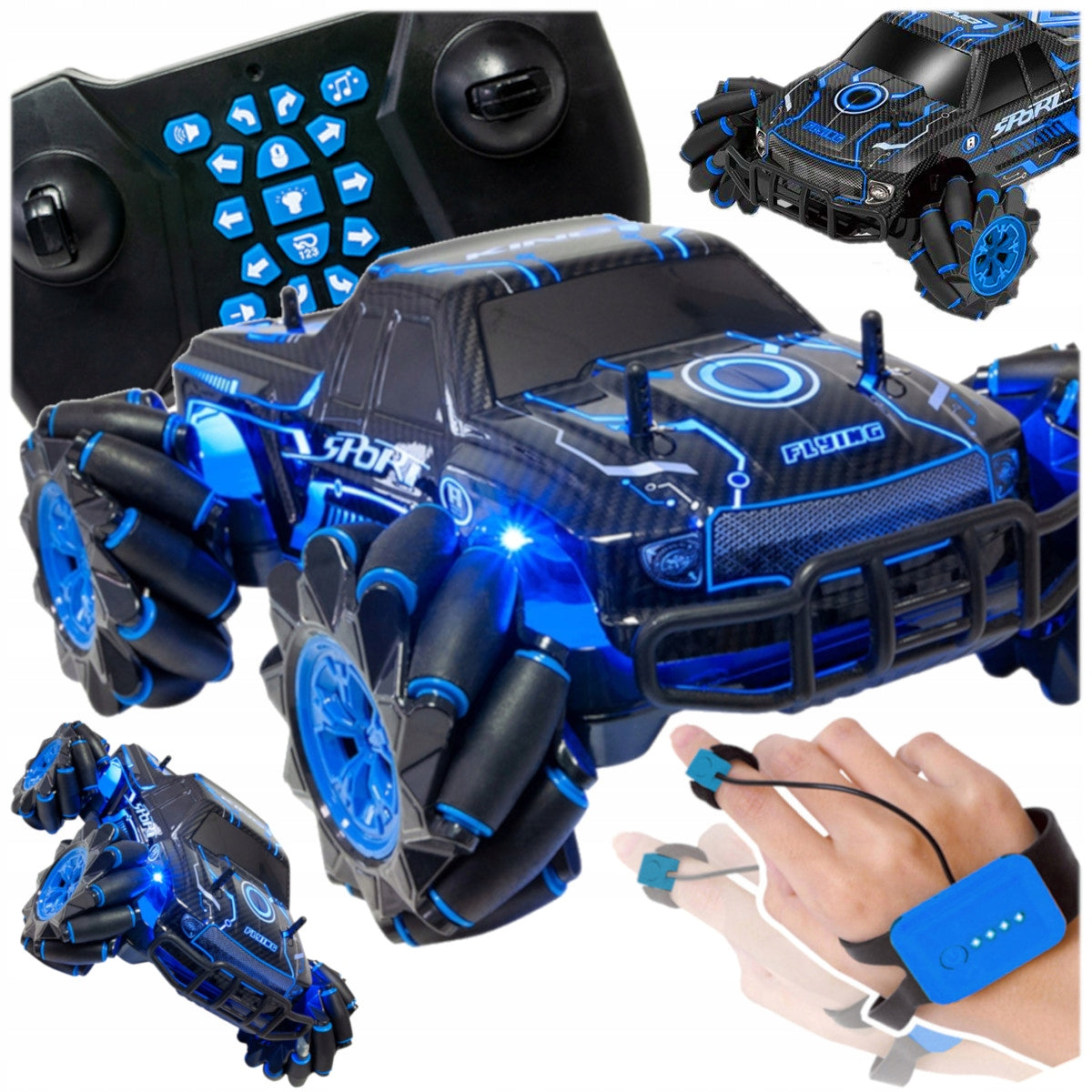 CAR Remote Controlled HAND GESTURES + for REMOTE CONTROL LARGE AUTO 4X4 DRIFT CAR Packaging status original