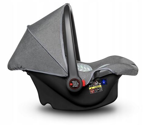 CAR SEAT CARRIER LIONELO NOA WARMER 0-13kg TUV Color gray