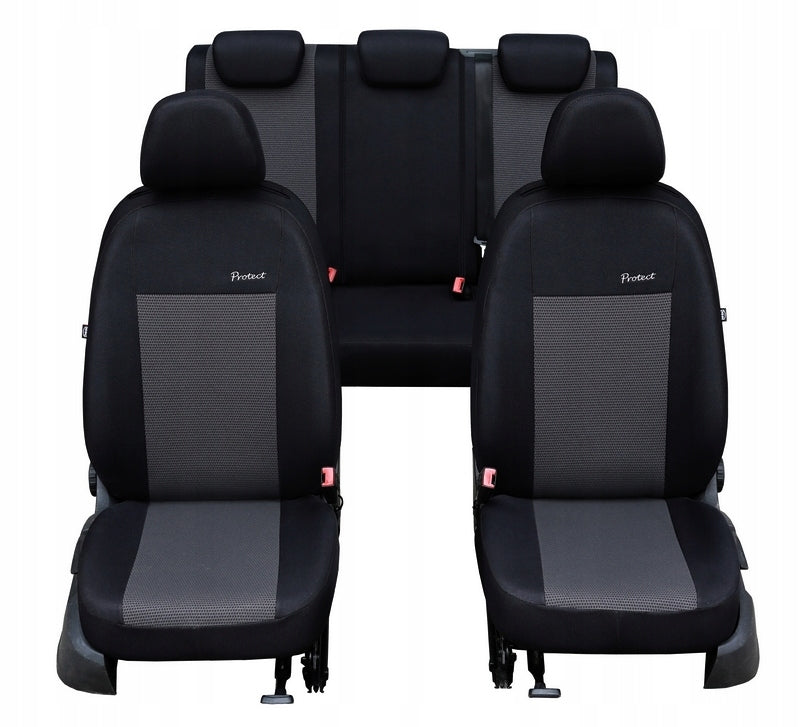 CAR SEAT COVERS UNIWER. SET FRONT REAR AIRBAG POLISH