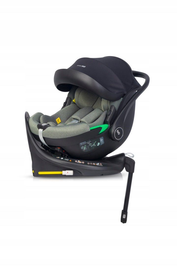 CAR SEAT ISOFIX SWIVEL BUZ PRO GREENER WITH BASE FROM 40 TO 87 CM Brand Easy Go
