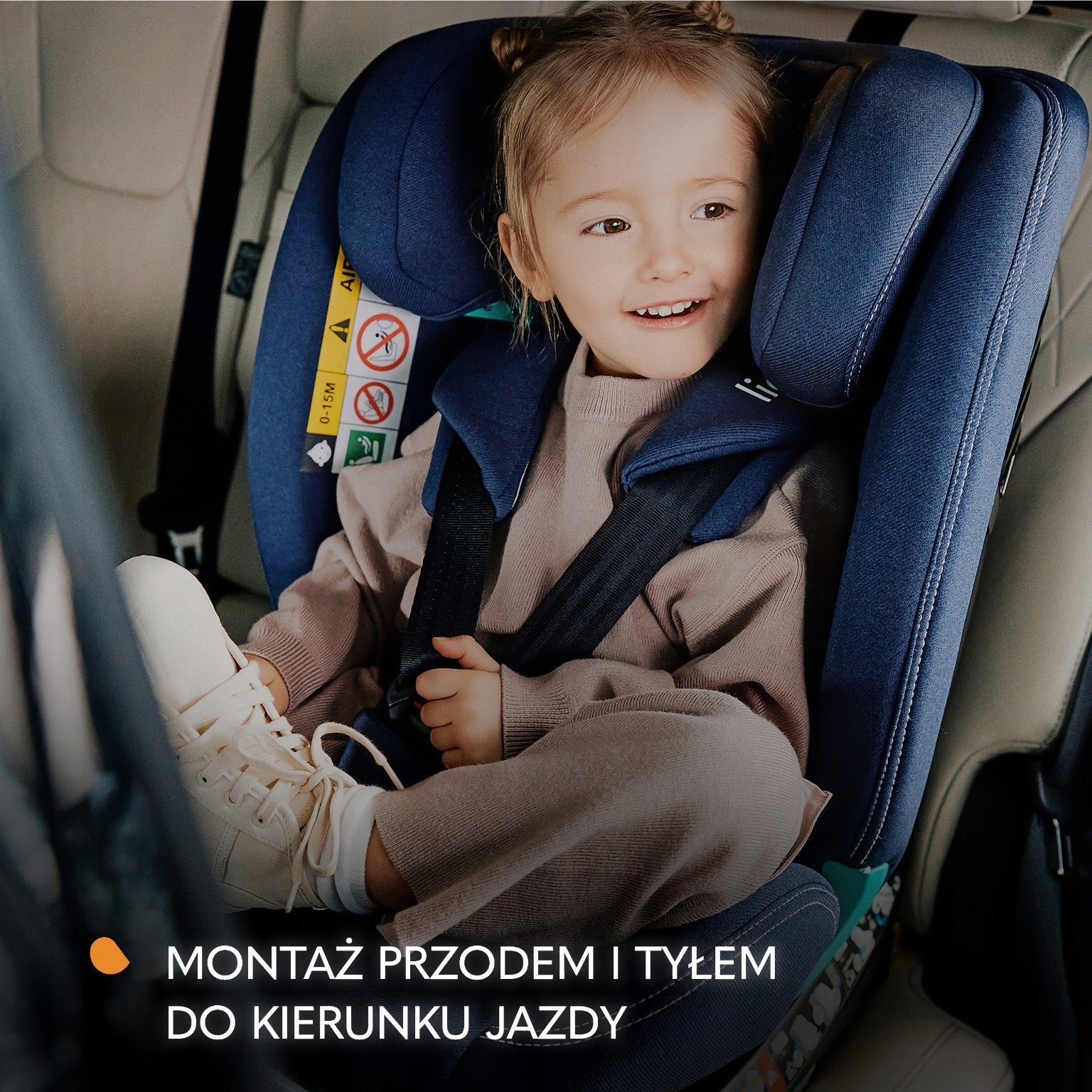 CAR SEAT SWIVEL FRONT REAR BASTIAAN ONE I-SIZE 40-150cm Lionelo Brand Lionelo