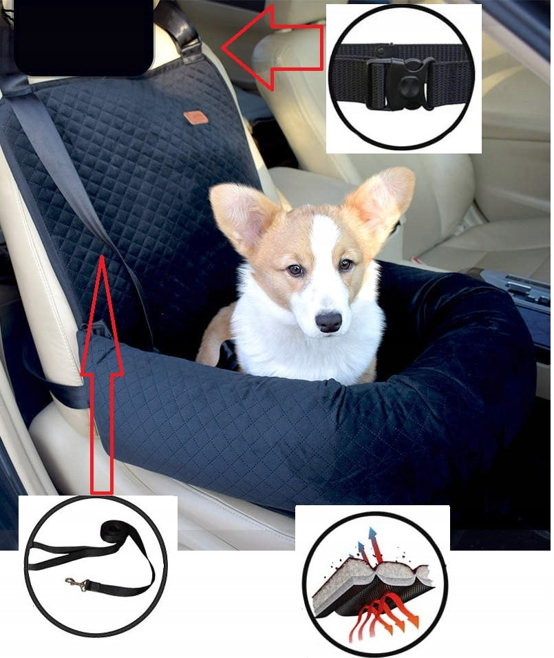 CAR TRANSPORTER DOG SEAT Main material fabric