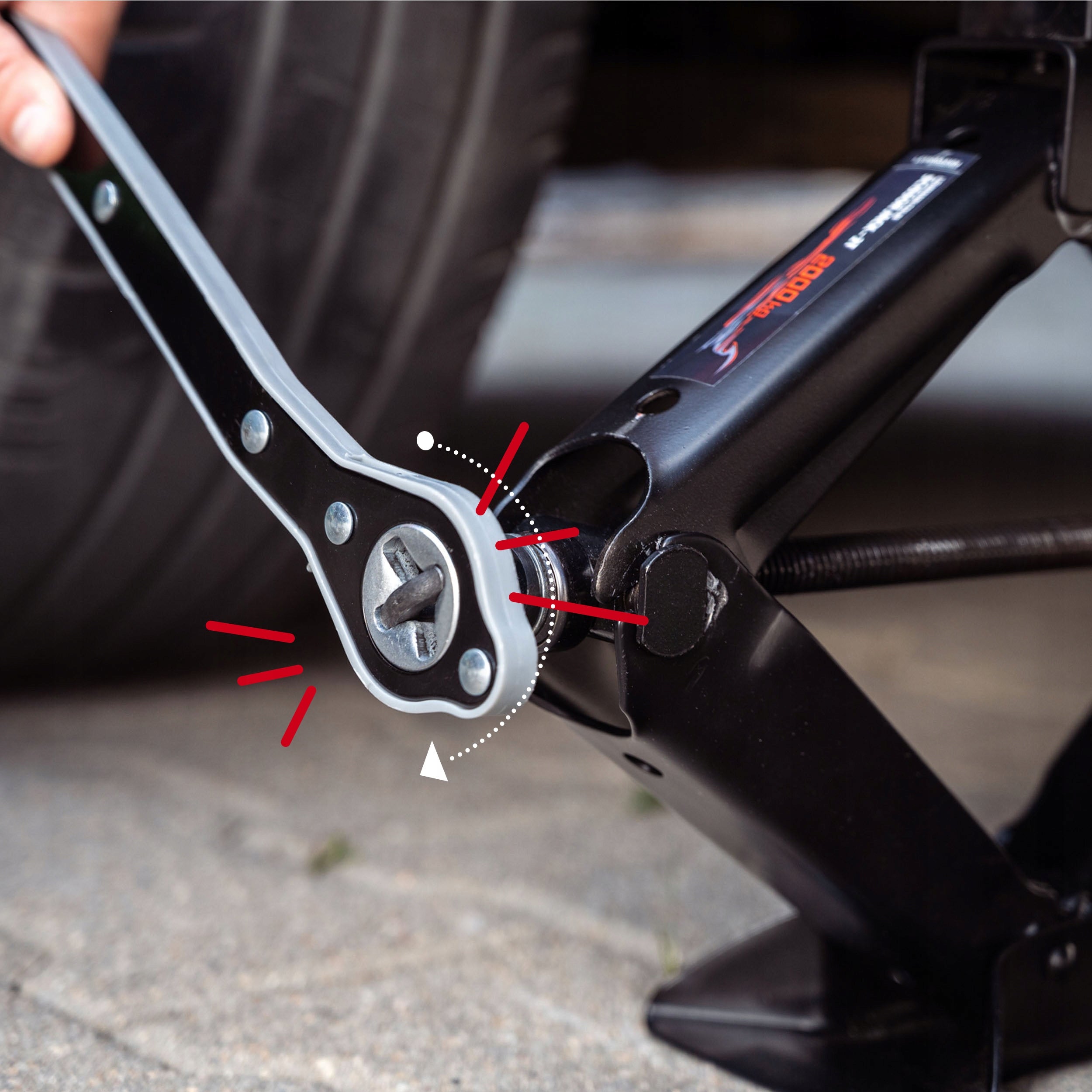 CAR TRAPEZOIDAL LIFT POWERFUL 2T JACK FOR WHEEL REPLACEMENT 2000 kg Customs tariff code 84254900