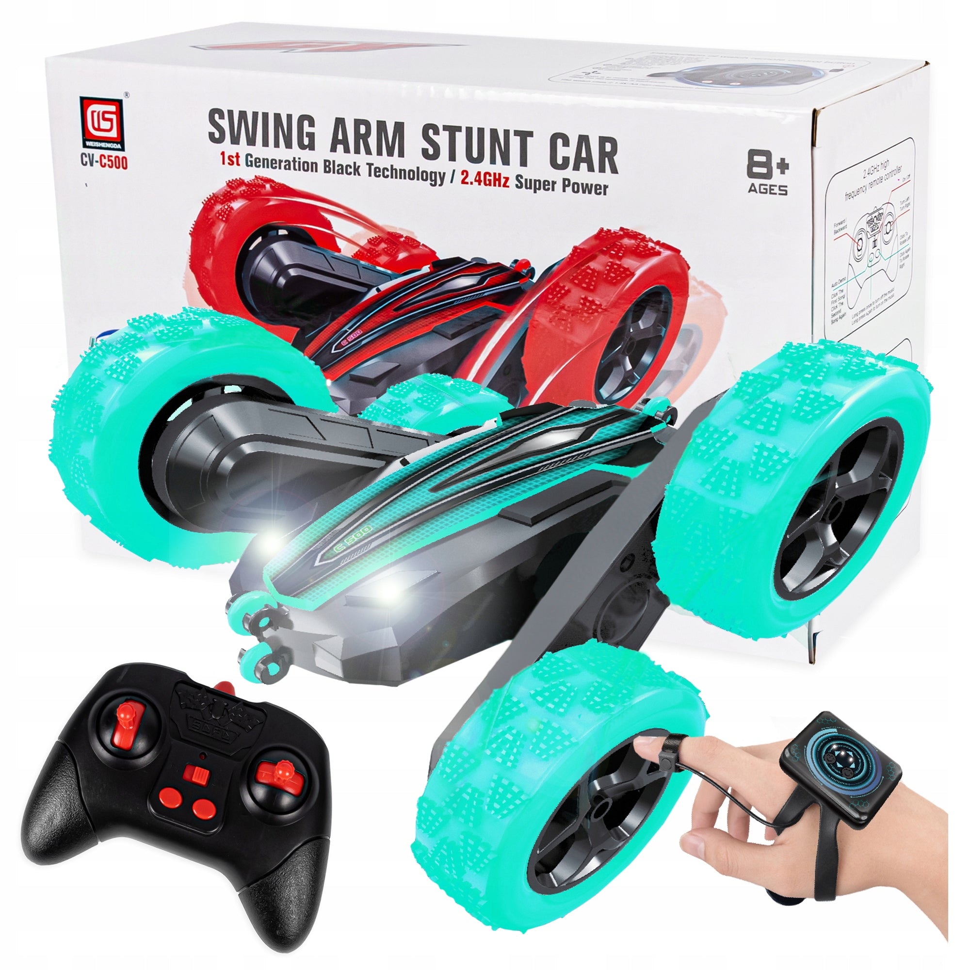 CAR TWISTER REMOTE CONTROLLED HAND GESTURE STUNT CAR + REMOTE CONTROL