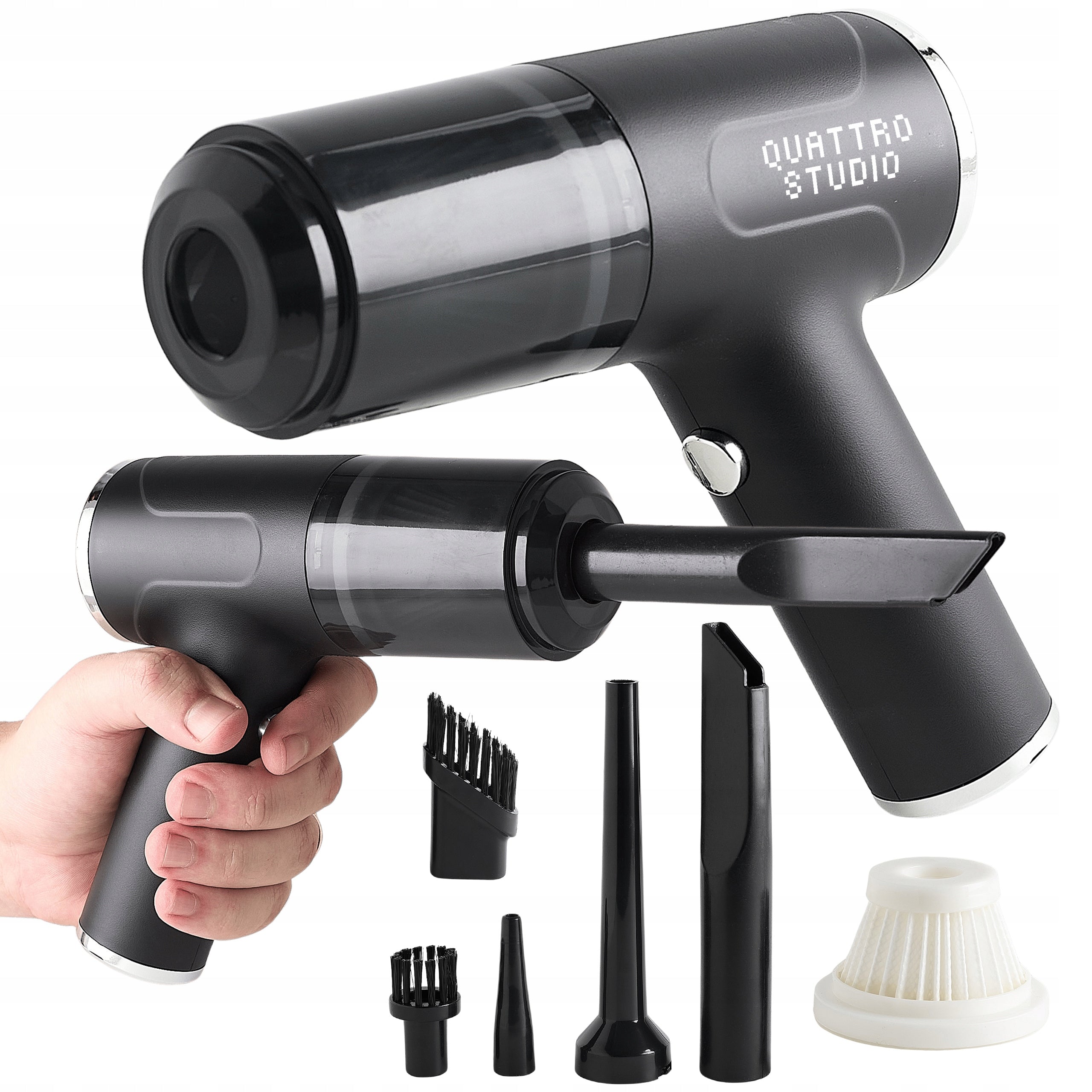 CAR VACUUM CLEANER Handheld Cordless 120W POWERFUL USB-C 2in1 Blower
