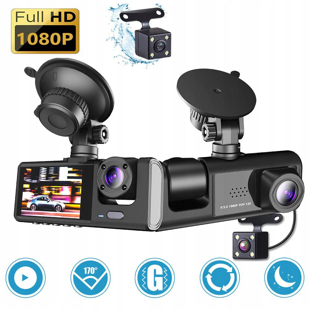 CAR VIDEO RECORDER FRONT REAR CAR CAMERA Touch Menu PL Manufacturer code 11103