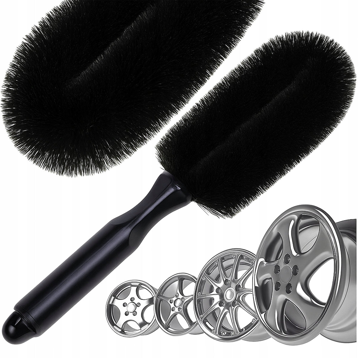 CAR WHEEL CAP RIM WASH BRUSH CAR WHEEL CLEANING