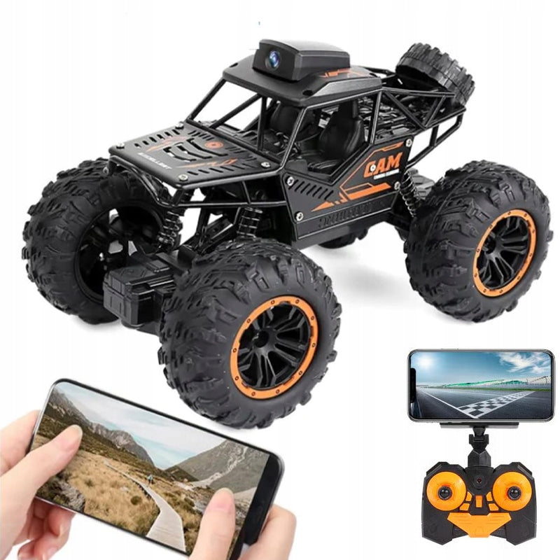 CAR WITH 4WD WiFi CAMERA REMOTE CONTROLLED 4X4 REMOTE CONTROL OFF-ROAD APP Packaging status original