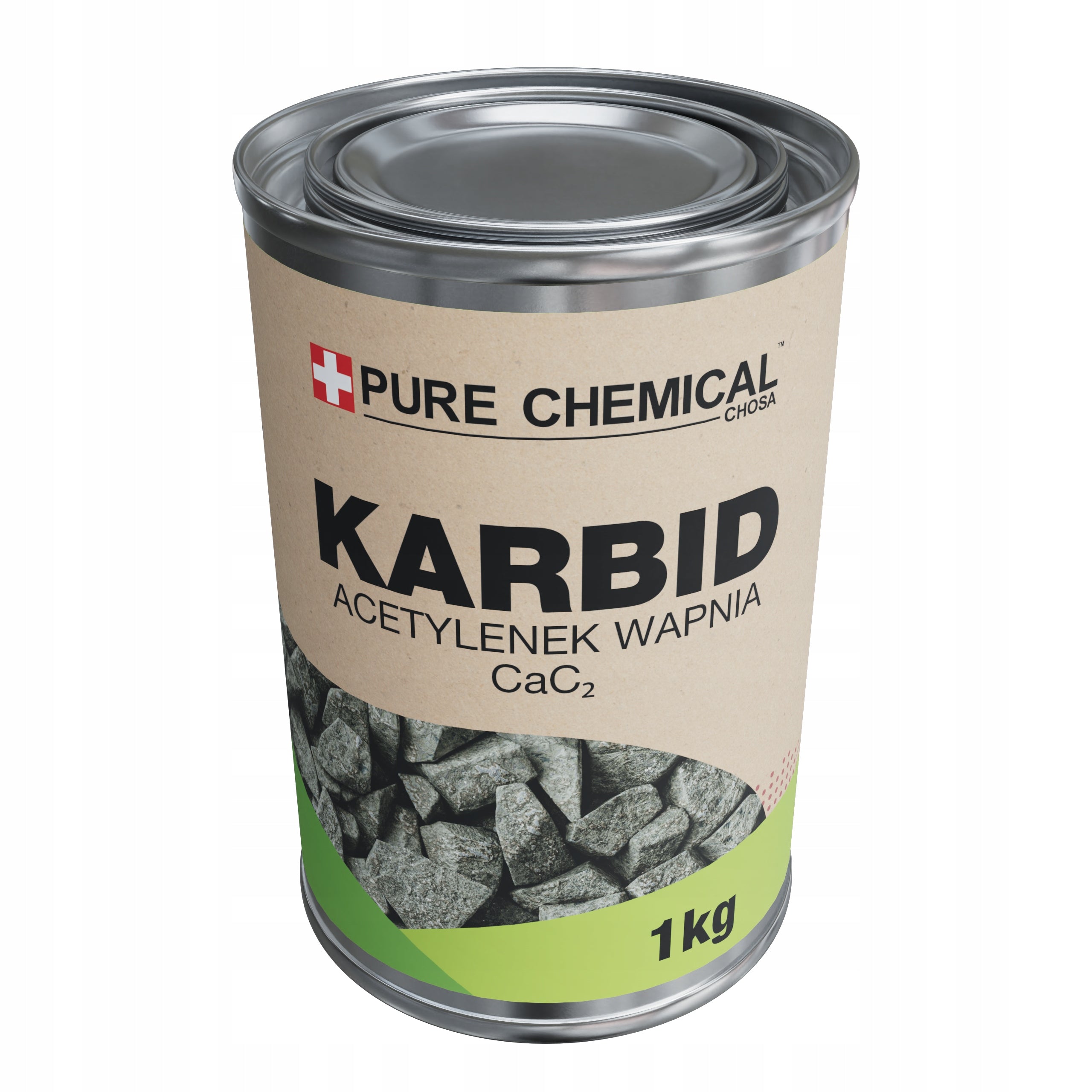CARBIDE 1KG CALCIUM CARBIDE PURE NUGGETS + GLOVES Packaging status original