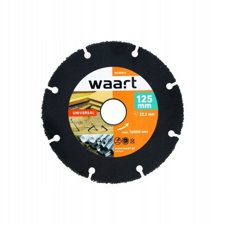 CARBIDE EMBANKMENT DISC. FOR CUTTING WOOD WITH NAILS 125MM WAART Manufacturer code W23H512