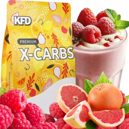 CARBOHYDRATES CARBO energy stimulation KFD X-CARBS 1000g Raspberry Grapefruit