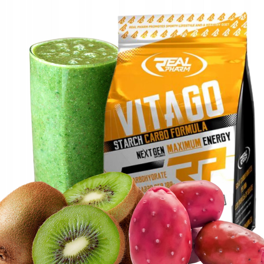 CARBOHYDRATES CARBO energy vitargo Real Pharm Vita GO 1000g KIWI CACTUS