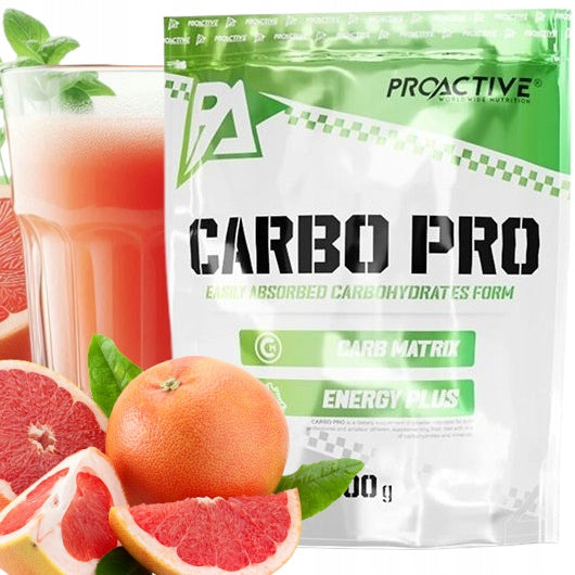 CARBOHYDRATES MINERALS ENERGY 1kg Proactive Carbo Pro 1000g Grapefruit