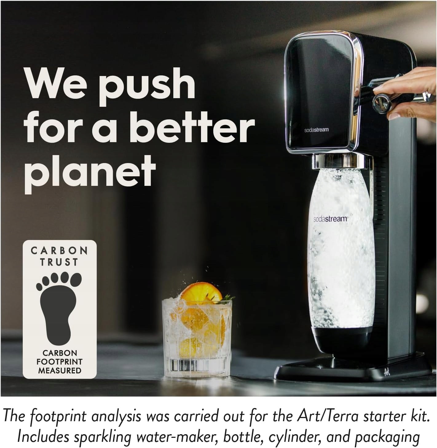 CARBONATED WATER SATURATOR 1L BLACK MANUAL Packaging status original