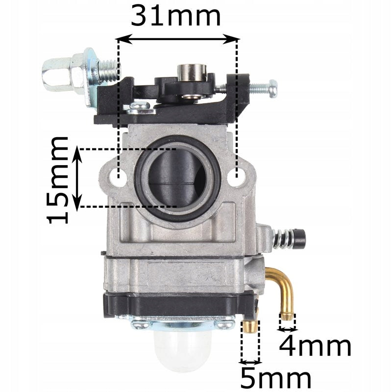 CARBURETOR FOR COMBUSTION SCYTHE BRUSH CUTTER 15mm CONNECTOR Brand Avix