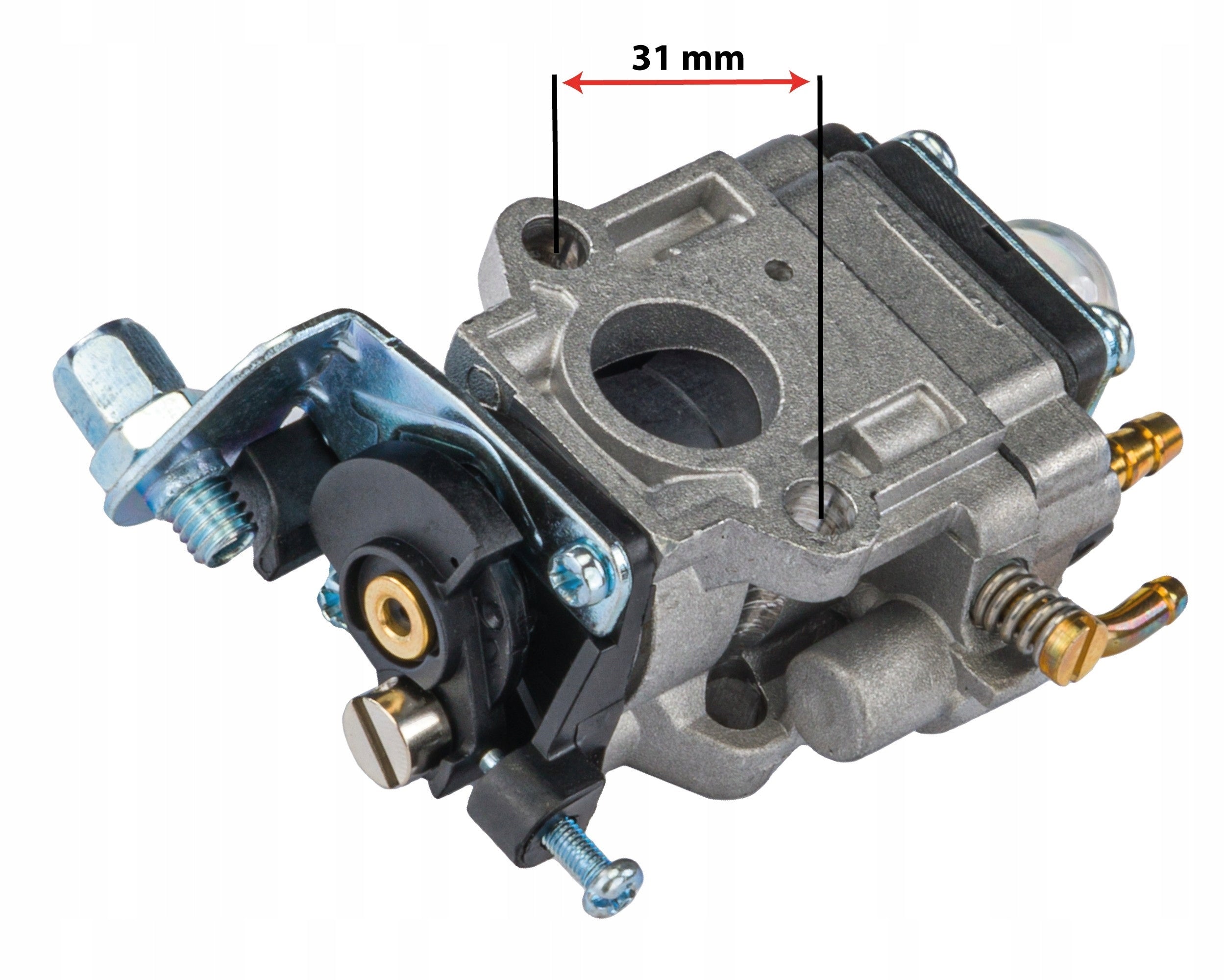 CARBURETOR FOR COMBUSTION SCYTHE POWERMAT DEMON NAC BASS UNIVERSAL CONNECTOR 15mm Type scythe carburetor