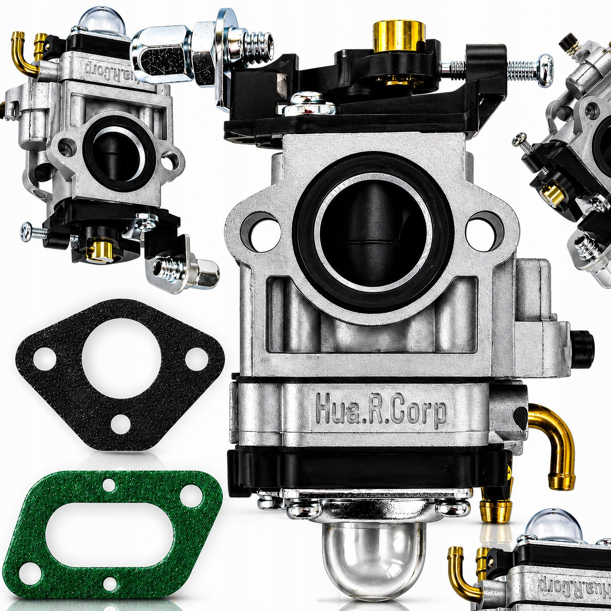 CARBURETOR FOR COMBUSTION SCYTHE TRIMMER THROAT TRIMMER 10MM + GASKETS