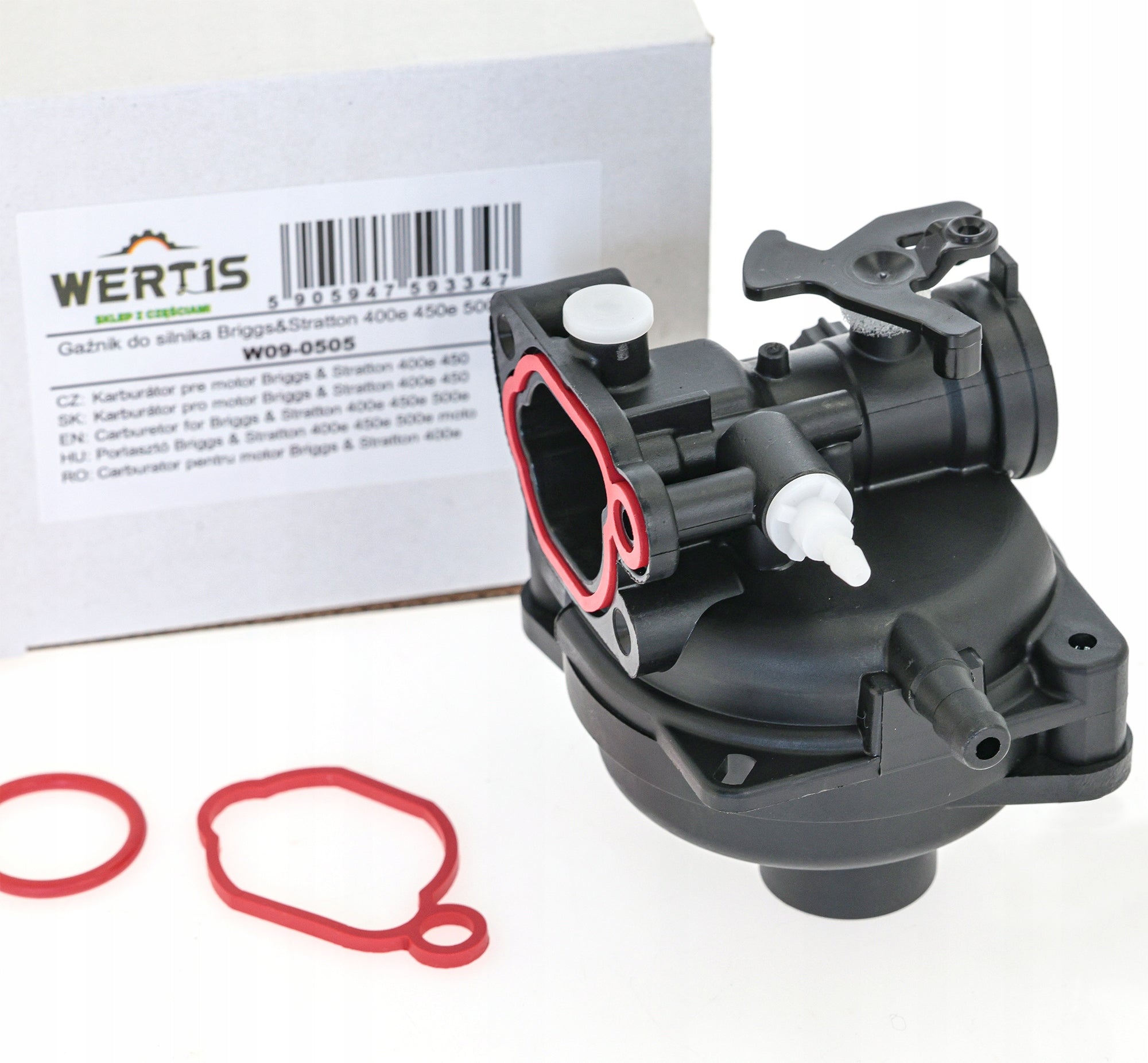 CARBURETOR FOR MOWER BRIGGS STRATTON 450E 500E 550E 575E 600E 799583 593261 Manufacturer code W09-0505