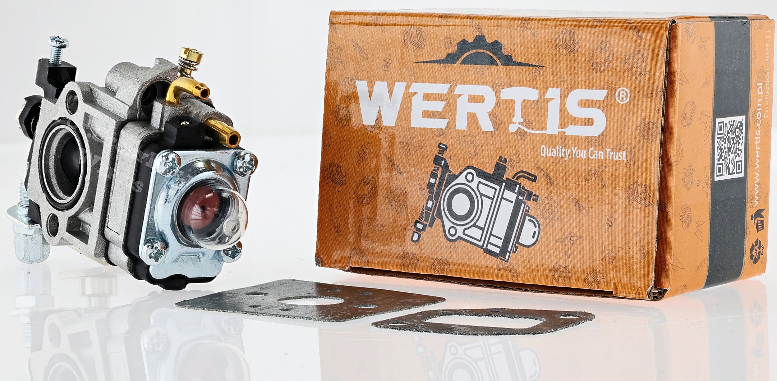 CARBURETOR FOR NAC DEMON RQ580 PETROL LAWNMOWER BRUSHCUTTER PARTS 15mm Brand Wertis