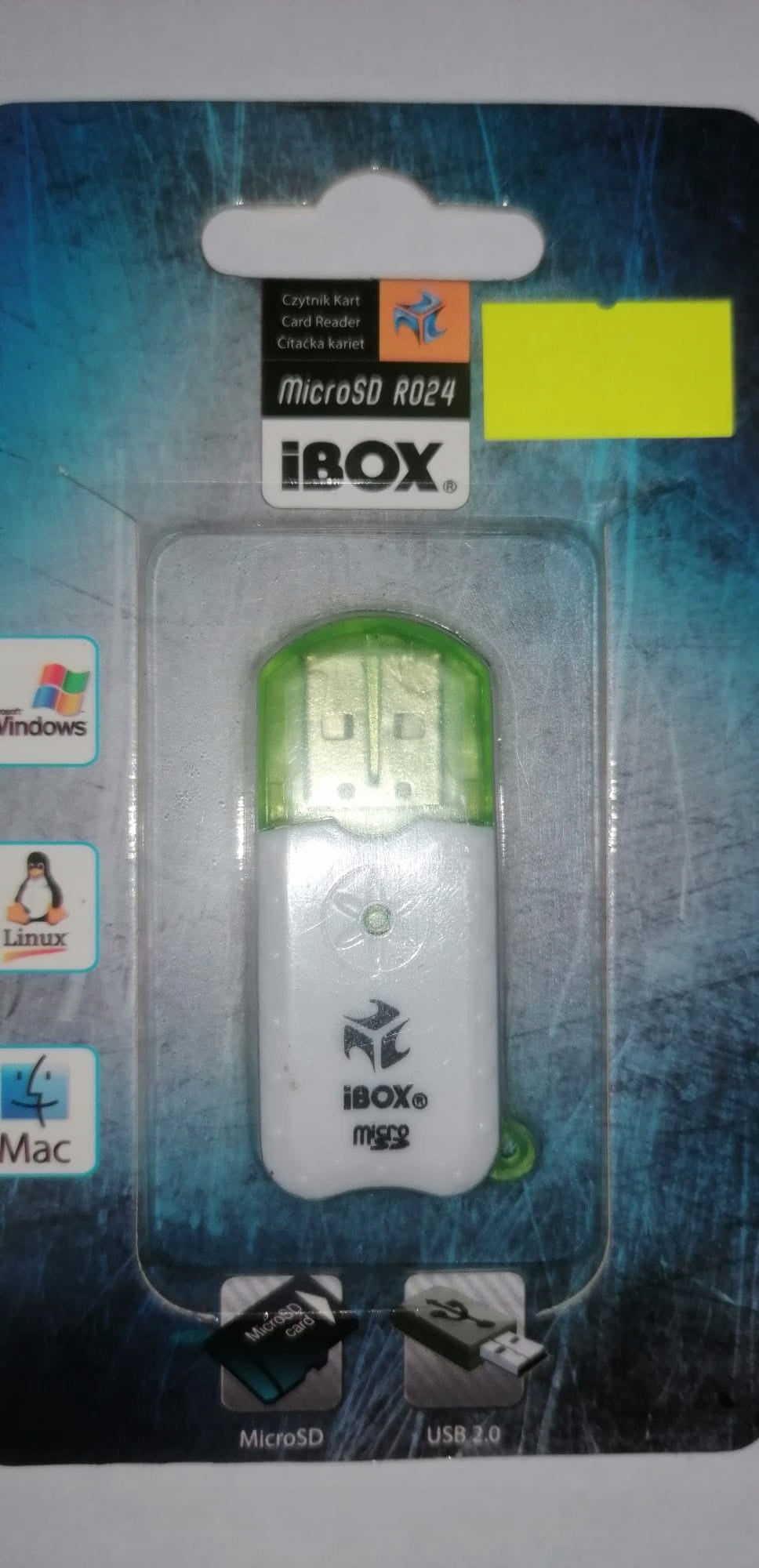 CARD READER I-BOX R024 USB Keychain MicroSD