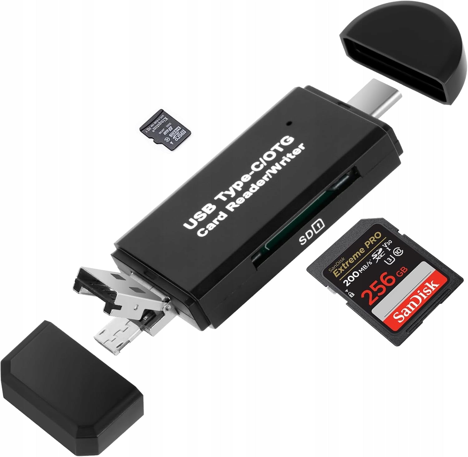 CARD READER SD 3IN1 USB-C USB-A MICRO USB DUAL SLOT
