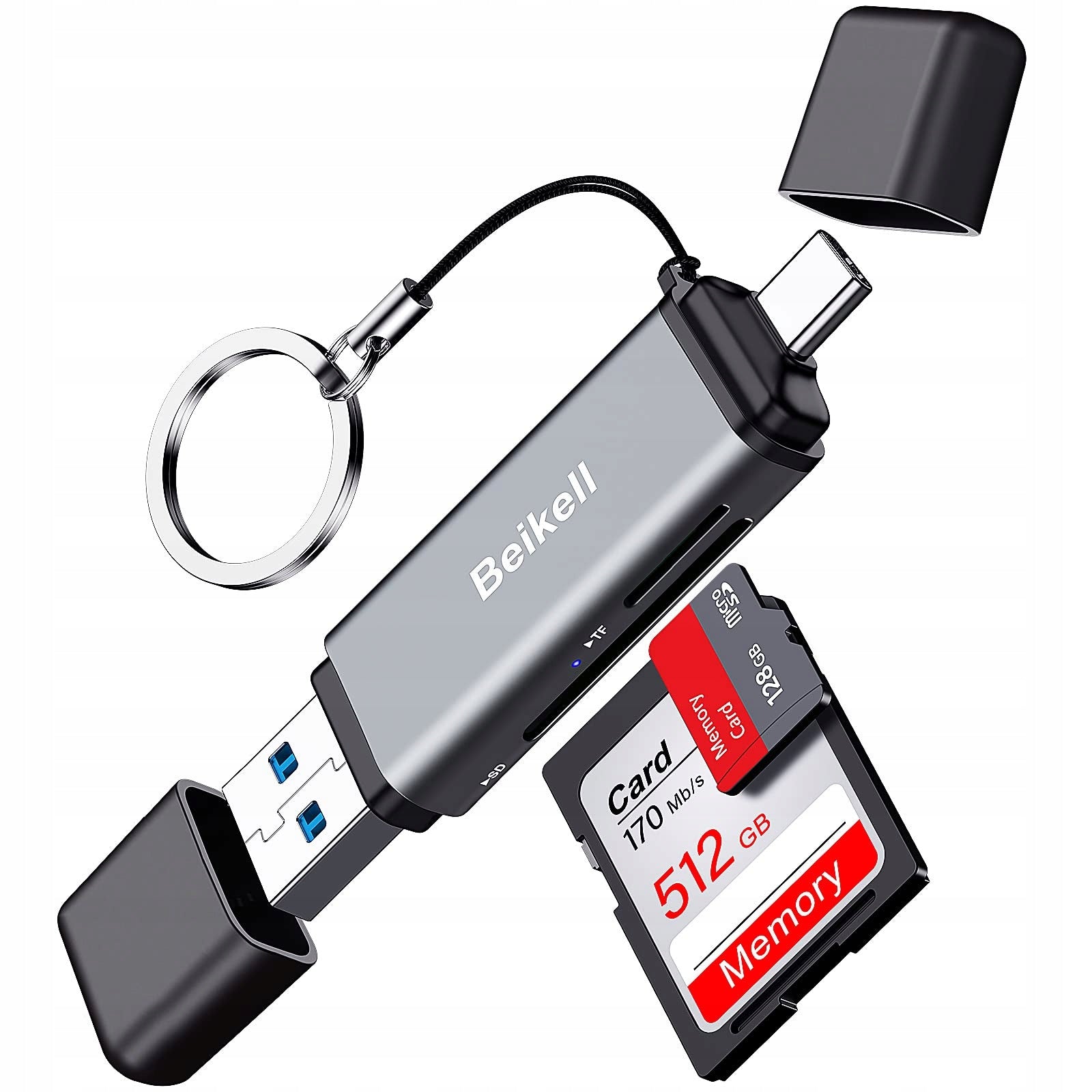 CARD READER SD CARD READER USB C BEIKELL USB 3.0 MEMORY CARD ADAPTER Manufacturer code B09Z6JCKL7