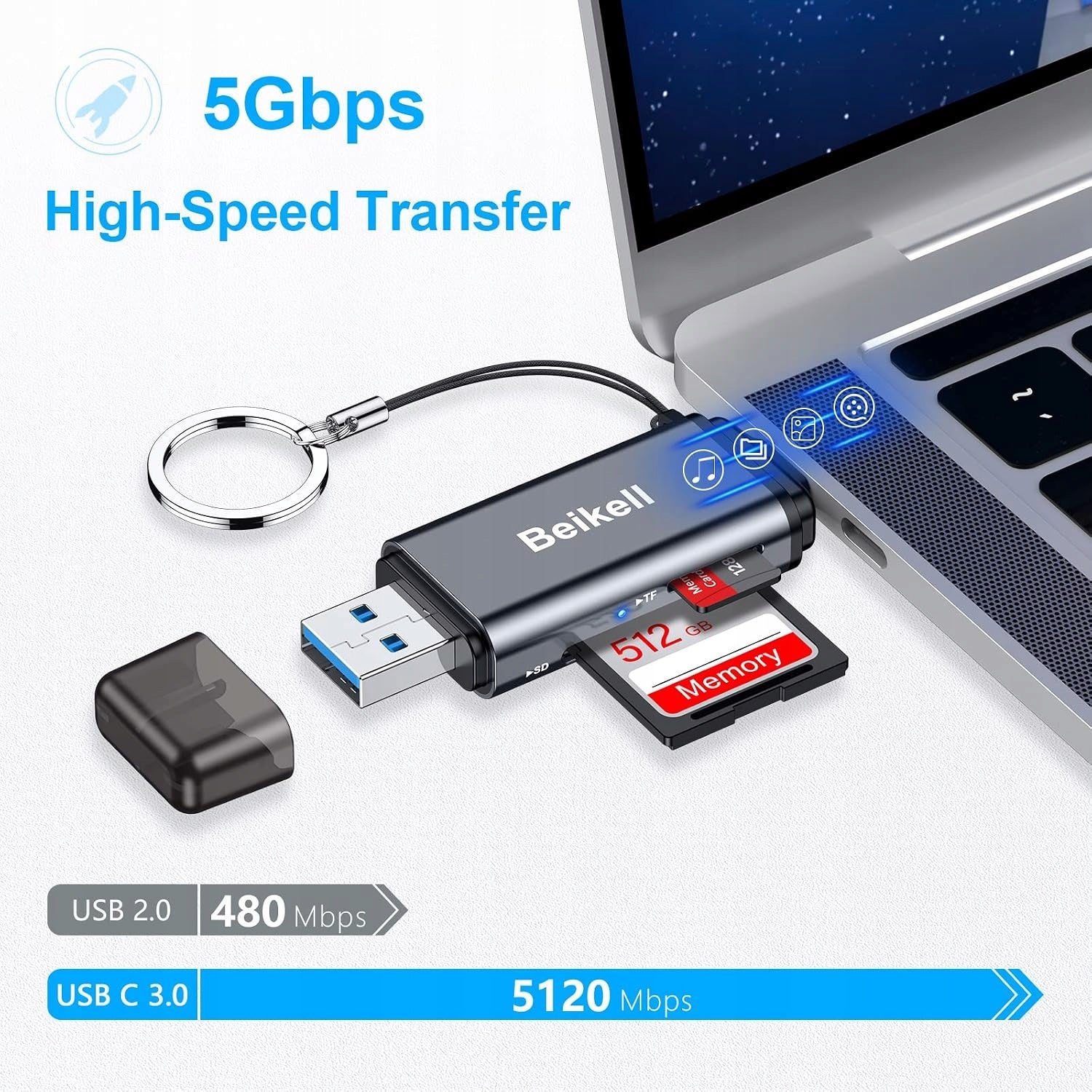 CARD READER SD MICRO SD USB-C USB 3.0 DUAL ADAPTER OTG Manufacturer no brand