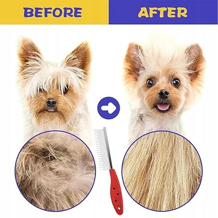 CARDED DOG COMB FOR LONG-HAIRED HAIR FOR COMBING Manufacturer code WR43