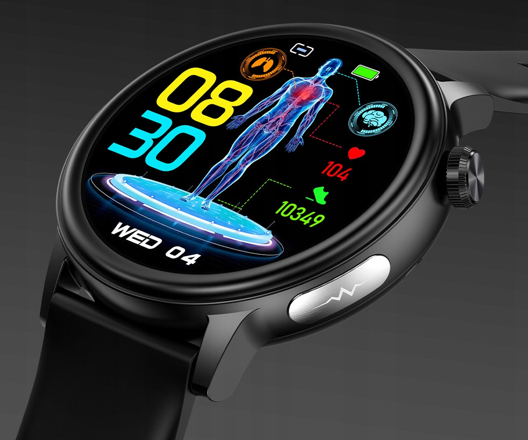 CARDIOWATCH FOR SENIOR WOMAN BLOOD SUGAR MEASUREMENT EKG CHOLESTEROL PRESSURE Brand no brand