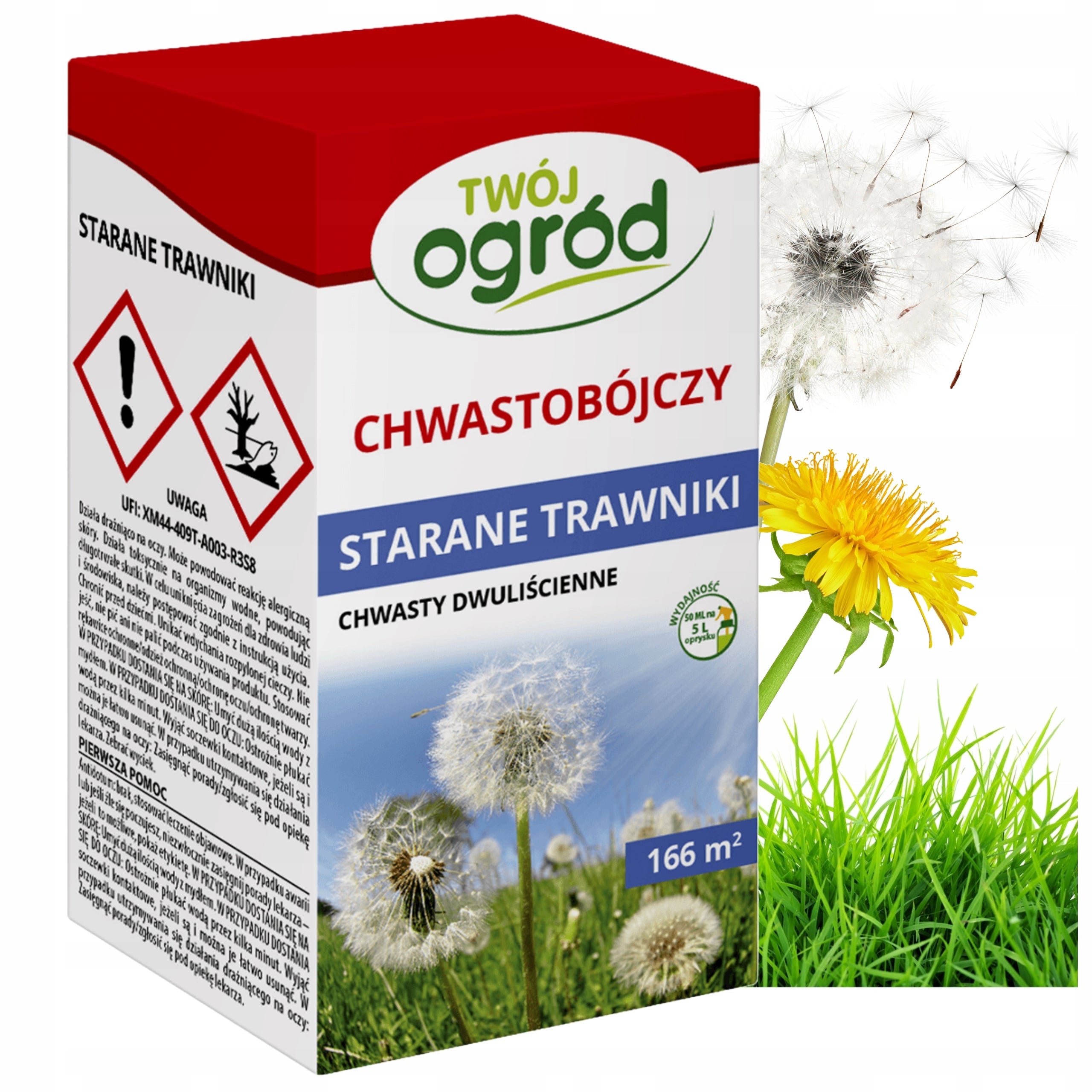 CAREFUL LAWNS AGENT 50ml fights Weeds on the lawn DICOTYLEDONOUS