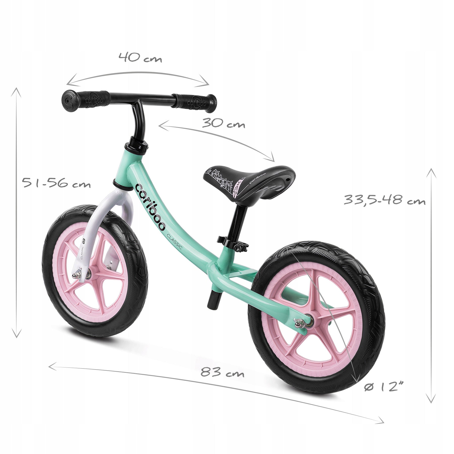 CARIBOO CLASSIC balance bike for girls Kid's age 2+ years