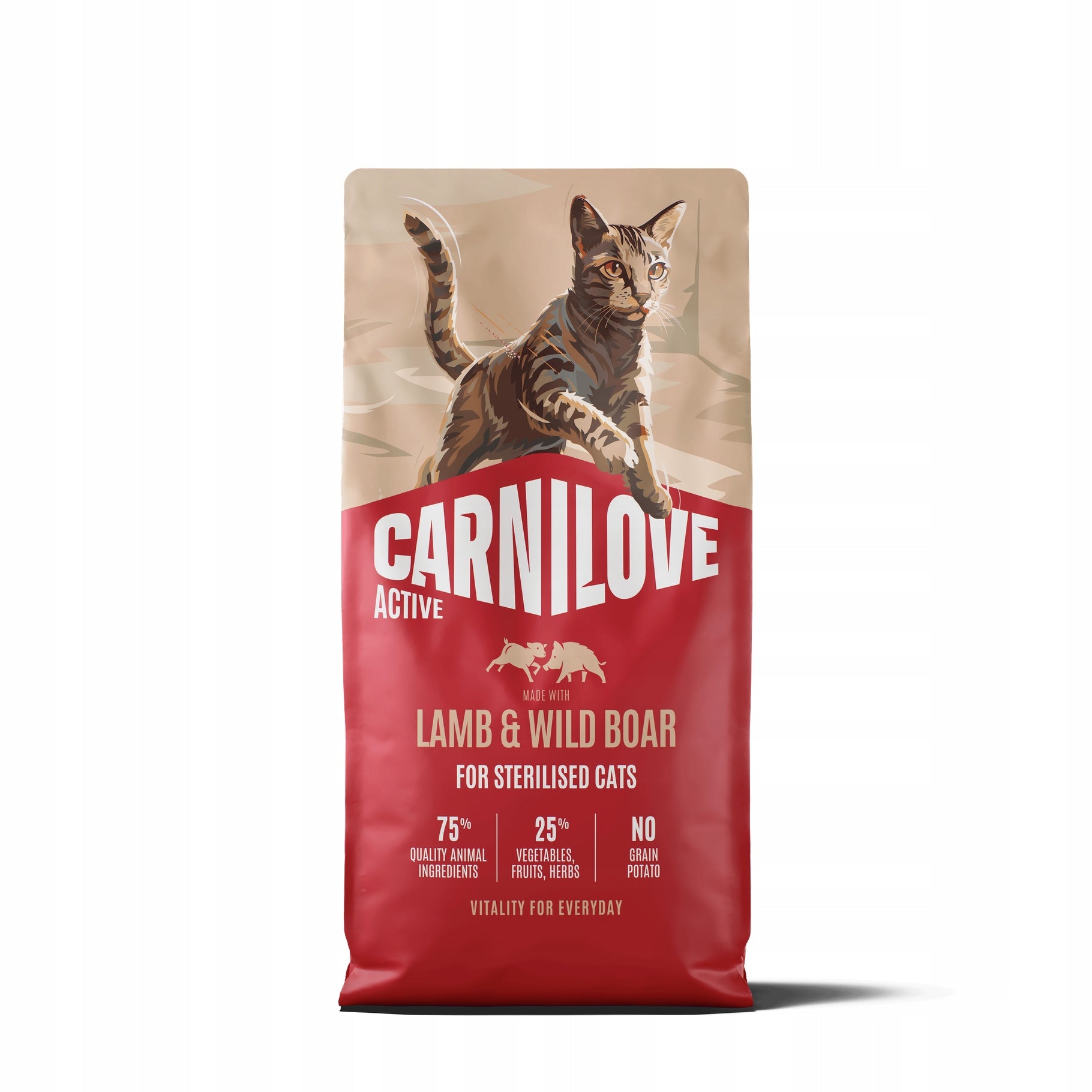 CARNILOVE ACTIVE CAT LAMB & WILD BOAR STERILISED 6kg