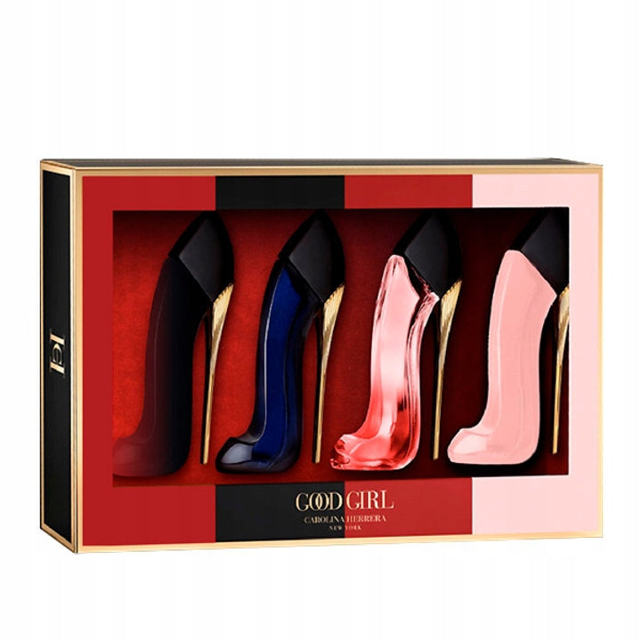 CAROLINA HERRERA GOOD GIRL MINIATURE SET PERFUME GIFT SET 4 x 7 ml Packaging status original