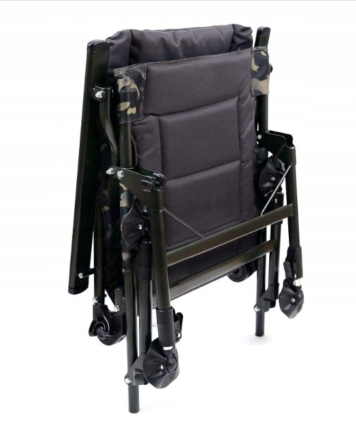 CARP FISHING CHAIR STRONG KRAKEN CAMO ADJUSTABLE FOLDING CHAIR150kg Manufacturer code KRBP1002