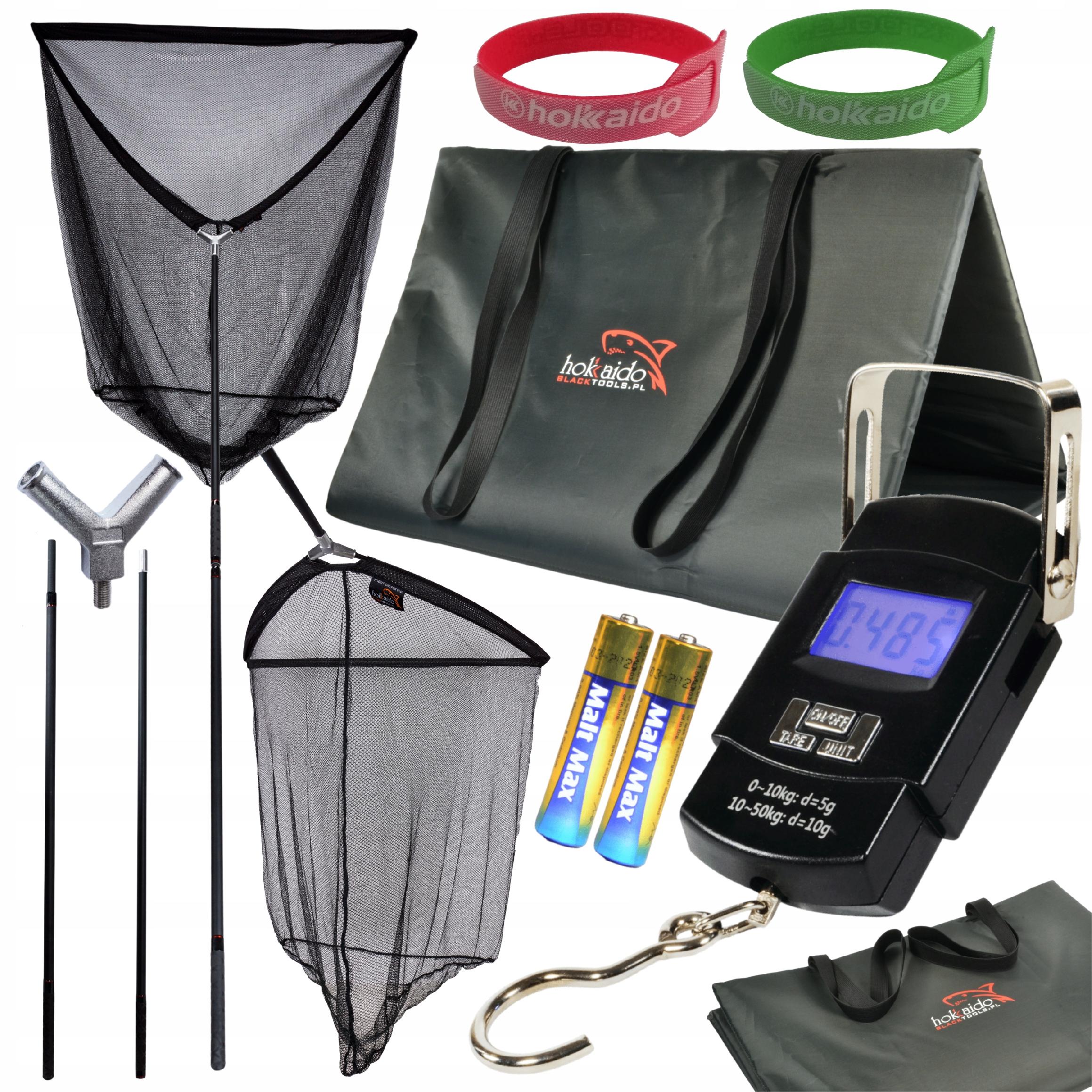 CARP LANDING NET + MAT + WEIGHT + VELCRO HOKKAIDO ALL HOKKAIDO